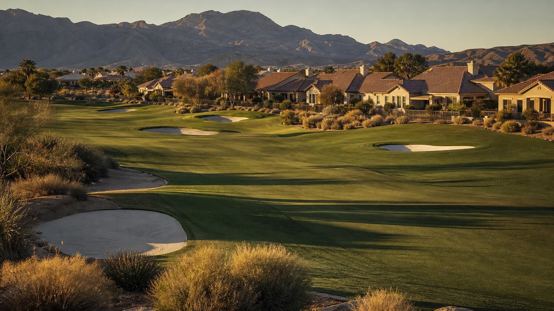 Golf-course homes at Club Aliante in North Las Vegas 89084