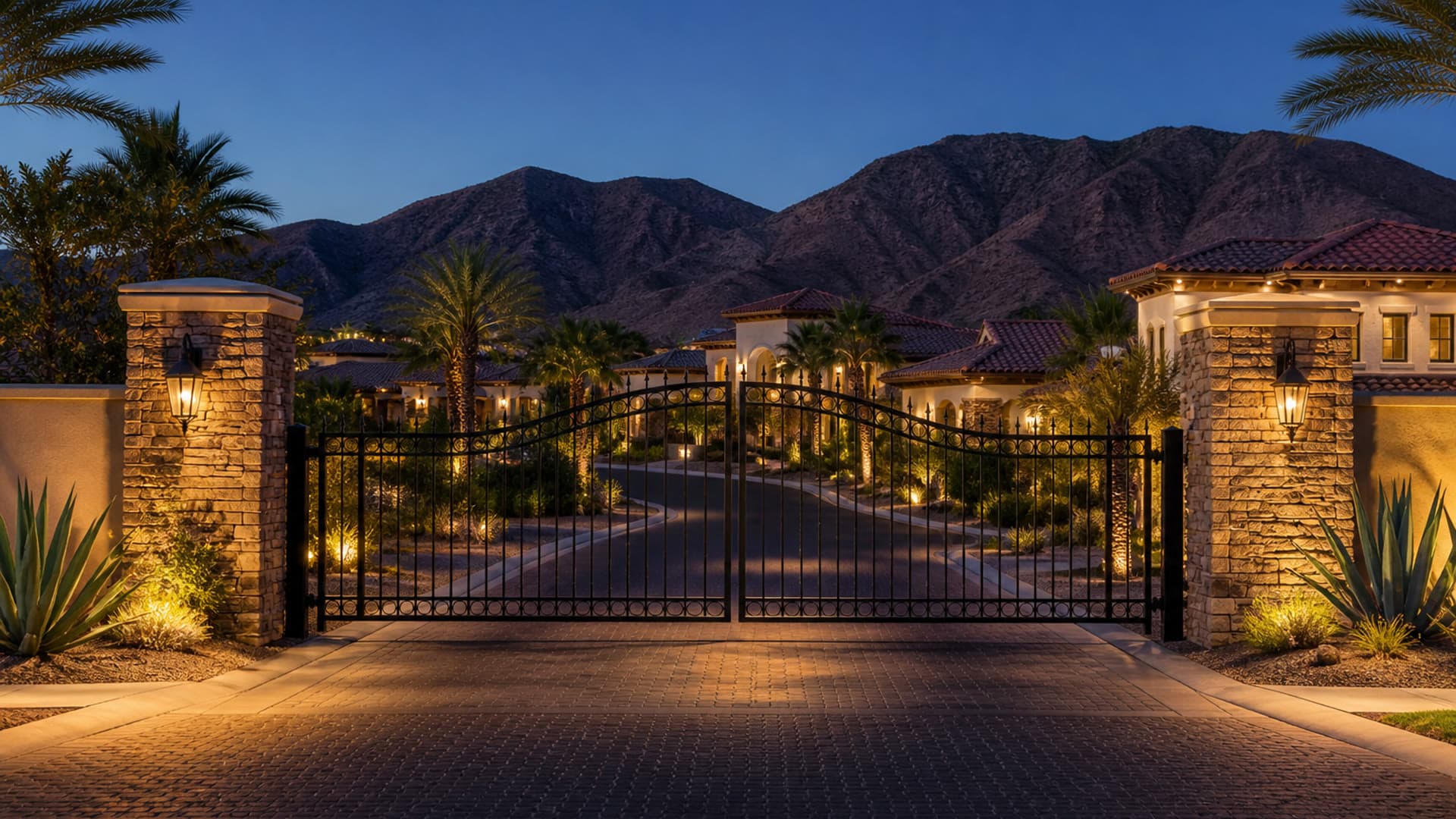Gated community homes in Aliante North Las Vegas