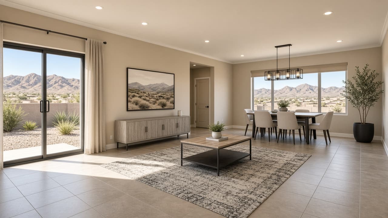 Listing photography of an Aliante home interior in North Las Vegas 89084